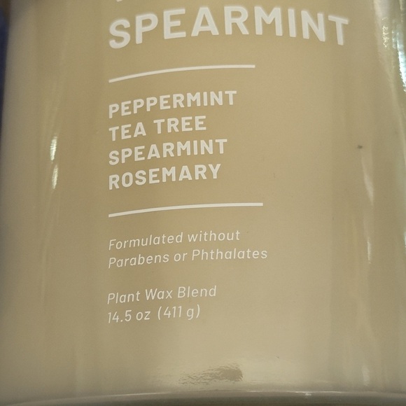 Peppermint Tea Tree and Spearmint Scented Candle - Picture 4 of 6